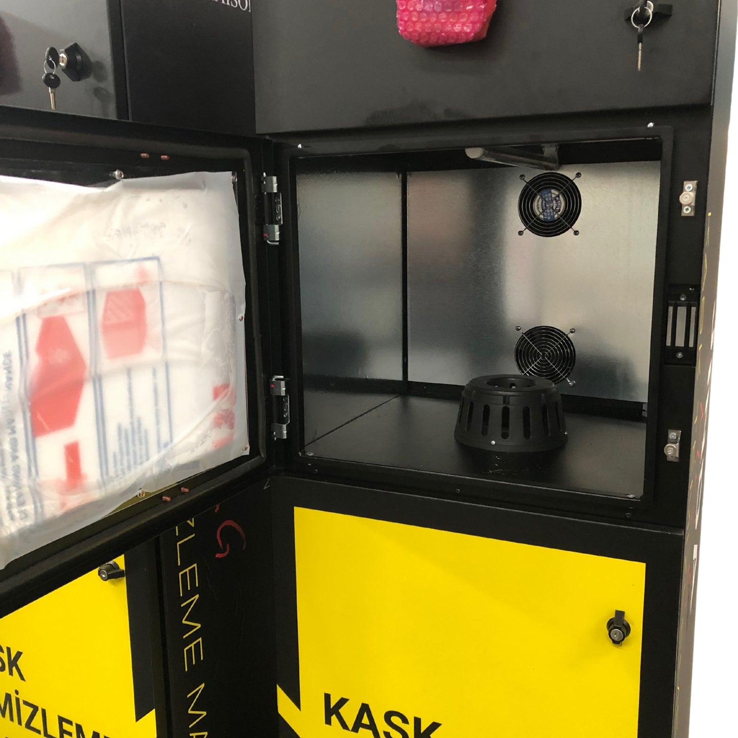 KASK TEMİZLEME MAKİNESİ NAYAX POS ODEME SİSTEMİ İLE