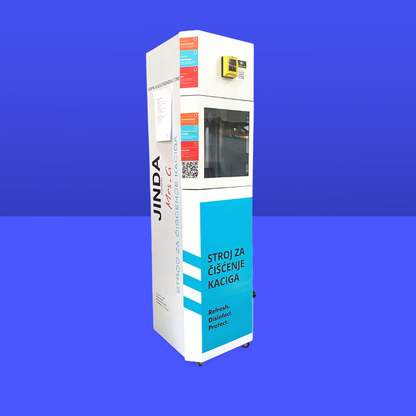 Mrs.G KASK TEMİZLEME MAKİNESİ POS ODEME SİSTEMİ İLE